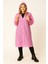 Unisex Su Geçirmez Kapüşonlu Pembe Yağmurluk | Boy 120 cm – En 70 cm 1