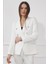 SUR Manga Moda Düğmeli Diana Blazer Ceket M4488 Beyaz 2