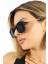 Kadın Oval Siyah UV400 Güneş Gözlüğü Gold Sap WP25-37 C2 4