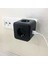 Isıya Dayanıklı Termal Akım Korumalı ve Çocuk Korumalı 3 Priz Girişli 3 USB Girişli Küp Priz 4