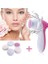 Pilli Yüz Cilt Temizleme Cihazı Siyah Nokta Peeling Fırça Seti Vücut Yüz Bakımı Masaj Aleti 1