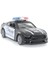 Die Cast Çek Bırak Metal Siyah Polis Arabası 1