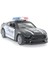 Die Cast Çek Bırak Metal Siyah Polis Arabası 5