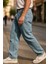 Erkek Yüksek Bel Bol Kesim Baggy Loose Fit Jean PANTOLON-C352 2