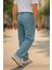 Erkek Yüksek Bel Bol Kesim Baggy Loose Fit Jean PANTOLON-C352 6