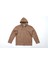 Erkek Oversize Kalın Örme Fermuarlı Kapüşonlu Harf Desenli Örme Ceket Overshirt 5