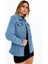 Kadın Denim Ceket – Uzun Kollu Jean Ceket, Şık ve Günlük Kombin 2