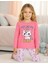 Kız Çocuk Uzun Kollu %100 Pamuklu Pijama Takımı Unicat 3