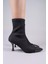 Virrey Cilt Garnili Strech Topuklu Bot Siyah 1