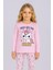 Kız Çocuk Uzun Kollu %100 Pamuklu Pijama Takımı Unicat 1