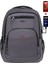 Okul ve Günlük Gri Erkek Sırt Çantası USB Type-C Aparat Ortopedik Sırt ve Omuz Askısı 14-15,6 Inç 2