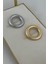 Oval Tasarım Metal Halka Çıt Çıt Klipsli Pinterest Toka 4