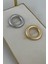 Oval Tasarım Metal Halka Çıt Çıt Klipsli Pinterest Toka 4