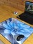 55X45 cm Mavi Inci Kaydırmaz Taban Speed Yüzey Oyuncu Mouse Pad Gaming Pad 2