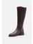Bestyle Rider Series Uzun Acı Kahve Gerçek Deri Fermuarlı Baldır Lastikli Çizme 3