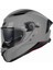 Panther Sv Solid A12 Gloss Gray Güneş Vizörlü Full Face Motosiklet Kaskı 1