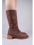 Faye Süet Yarım Çizme Kahverengi 1