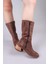 Faye Süet Yarım Çizme Kahverengi 3