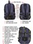 Büyük Boy Erkek Sırt Çantası 60 Litre USB Type-C Aparat Ortopedik Sırt ve Omuz Askısı 15,6/17,3 Inç 4