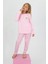 Kız Çocuk Uzun Kollu %100 Pamuklu Düğme Detaylı Pijama Takımı Alright 4