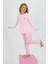 Kız Çocuk Uzun Kollu %100 Pamuklu Düğme Detaylı Pijama Takımı Alright 6