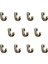 Tekli Bijuteri, Dekor Askısı - Nikel, 100 Adet, 10X18X22 mm 2