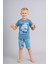 Erkek Çocuk 3'lü %100 Pamuklu 10-11-12 Yaş Pijama Takımı MODEL:104 2