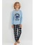 Erkek Çocuk Uzun Kollu %100 Pamuklu Pijama Takımı Astro Pilot 1