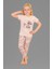 Kız Çocuk 3'lü %100 Pamuklu 4-5-6 Yaş Pijama Takımı MODEL:127 2