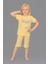 Kız Çocuk 3'lü %100 Pamuklu 4-5-6 Yaş Pijama Takımı MODEL:127 3