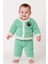 Pelüş Düğmeli Sol Göğüsünde Yön Pusula Armalı Alt&üst Unısex Bebek Takım 1