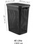 2'li Kirli Çamaşır Sepeti Seti - 40 Litre Kapaklı Delik Detaylı Stash Slim Kirli Sepeti Siyah 4