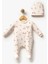 %100 Organik Pamuk Ördek Baskı Unisex Bebek Tulum 1