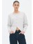Ekru Rahat Kalıp Düğmeli Triko Kadın Hırka MG2552 5