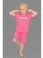 Kız Çocuk 3'lü %100 Pamuklu 13-14-15 Yaş Pijama Takımı MODEL:117 2