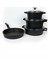 Masterchef Döküm 7 Parça Set Çizgili Tencere 1