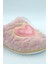 Kadın Pembe Kalpli Kışlık Ev Terliği 3