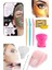 6'lı Set Kaş Yüz Göz Gerdirme Yoğa Lastiği Silikon Sevimli Karakter Mini Yüz Temizleme Fırçası 1