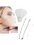 6'lı Set Kaş Yüz Göz Gerdirme Yoğa Lastiği Çift Taralı Yüz Temizleme Fırçası 4