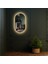 90X65 cm Gün Işığı LED Dekoratif Banyo Aynası 3