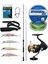 Spin Olta Seti Shimano Kamış Fx Xt Spinning Moderate Fast 2,10M 14-40G 2pc&shimano Makina Fx 2500 Fc Hg 1