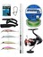 Spin Olta Seti Shimano Kamış Fx Xt Spinning Moderate Fast 2,10M 14-40G 2pc&shimano Sienna 4000 Fg Spin Makinesi 1