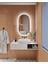 60X45 cm Gün Işığı LED Dekoratif Banyo Aynası 1