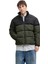 Jjmaze Puffer Collar Haki Erkek Mont 1