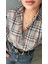 Bej-Lacivert Ekoseli Oduncu Gömlek 6