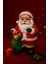 Noel Baba Figürlü yılbaşı Christmas Şık Renkli Dekoratif El Yapımı Süs polyester Hediye Biblo 25 cm 2