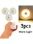 Uzaktan Kumandalı Yapışkanlı 3&amp;apos;lü LED Spot Lamba (5148) 1