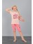 Kız Çocuk 3'lü %100 Pamuklu 10-11-12 Yaş Pijama Takımı MODEL:119 3