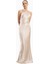 Satin Cross Strap Halter Gown Maxi Kadın Elbise 4
