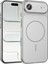 iPhone 17 Air Kılıf Ecrz M-Safe Şarj Özellikli Kamera Korumalı Formen Kapak - Gümüş 1